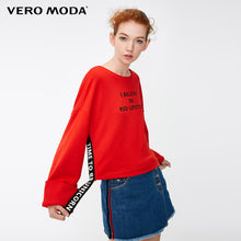 Load image into Gallery viewer, Loose Fit Side Stitch Letter Print Sweatshirt