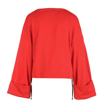 Load image into Gallery viewer, Loose Fit Side Stitch Letter Print Sweatshirt