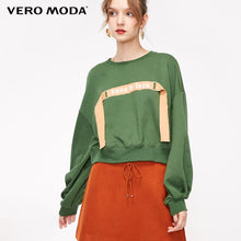 Load image into Gallery viewer, Round Neckline Decorative Ribbon Sweatshirt Hoodies