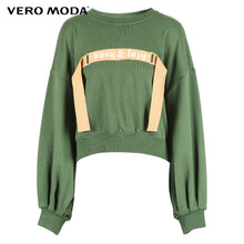 Load image into Gallery viewer, Round Neckline Decorative Ribbon Sweatshirt Hoodies