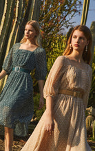 Load image into Gallery viewer, Back Lace-up Cut-outs Floral Chiffon Dress