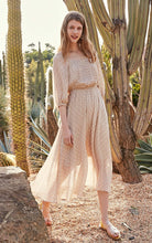 Load image into Gallery viewer, Back Lace-up Cut-outs Floral Chiffon Dress