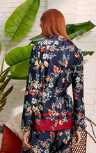 Load image into Gallery viewer, Drapery Botanic Print Lace-up Homewear Sleepwear
