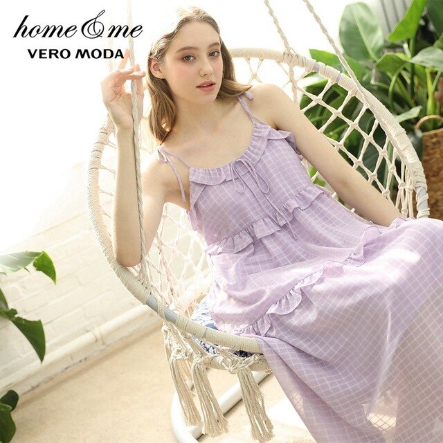 Ruffled Slip Strap Leisure Dress