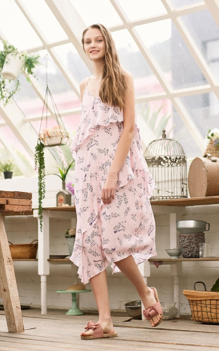 Tapered Cut Floral Dress