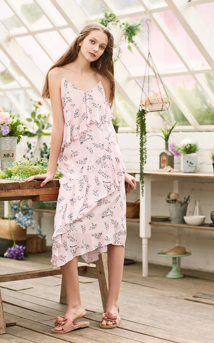 Tapered Cut Floral Dress