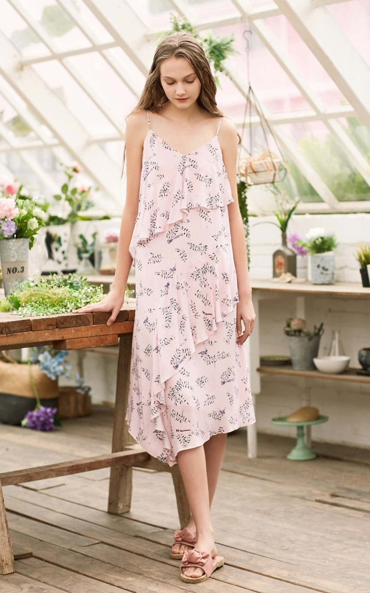 Tapered Cut Floral Dress