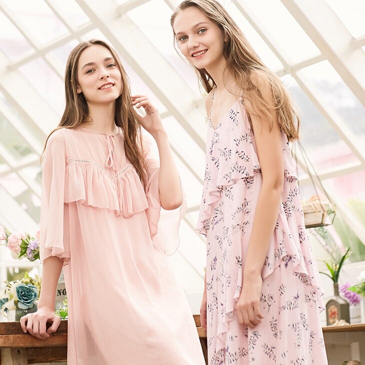 Tapered Cut Floral Dress