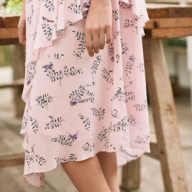 Tapered Cut Floral Dress
