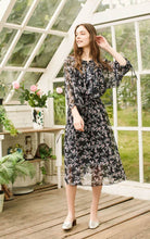 Load image into Gallery viewer, See-through Chiffon Floral Night Dress

