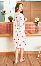 Load image into Gallery viewer, Heart-shaped Print Hair Band Loose fit T-shirt Homewear Dress
