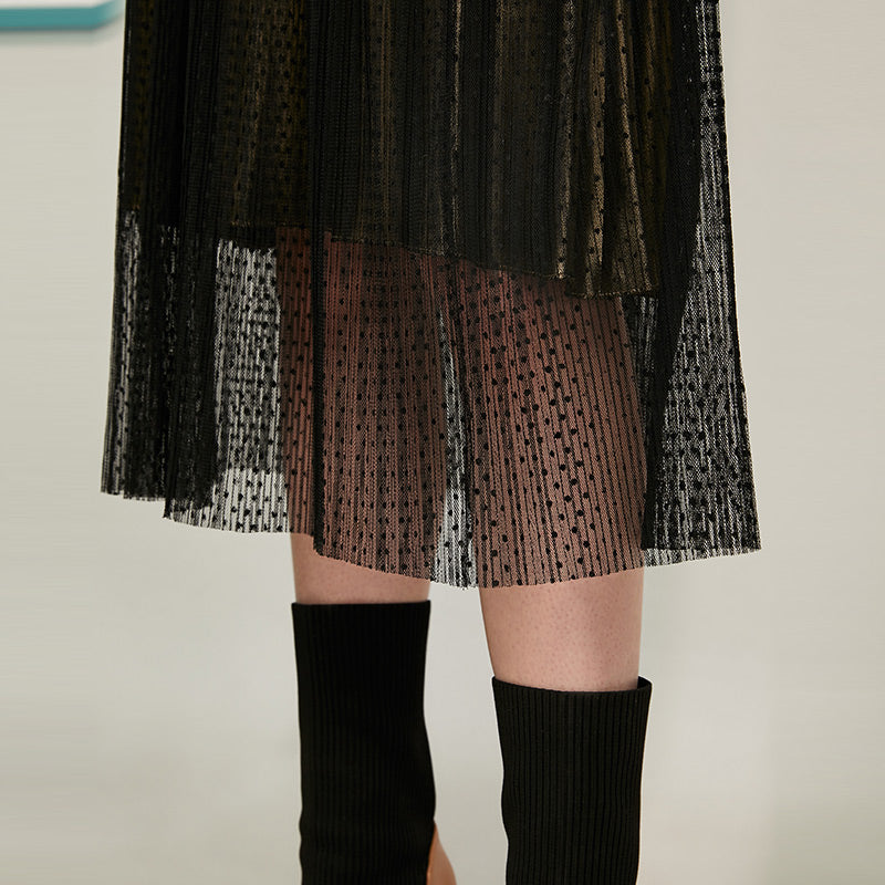 Vintage Laced See-through Party Dress