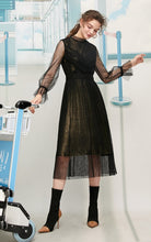 Load image into Gallery viewer, Vintage Laced See-through Party Dress
