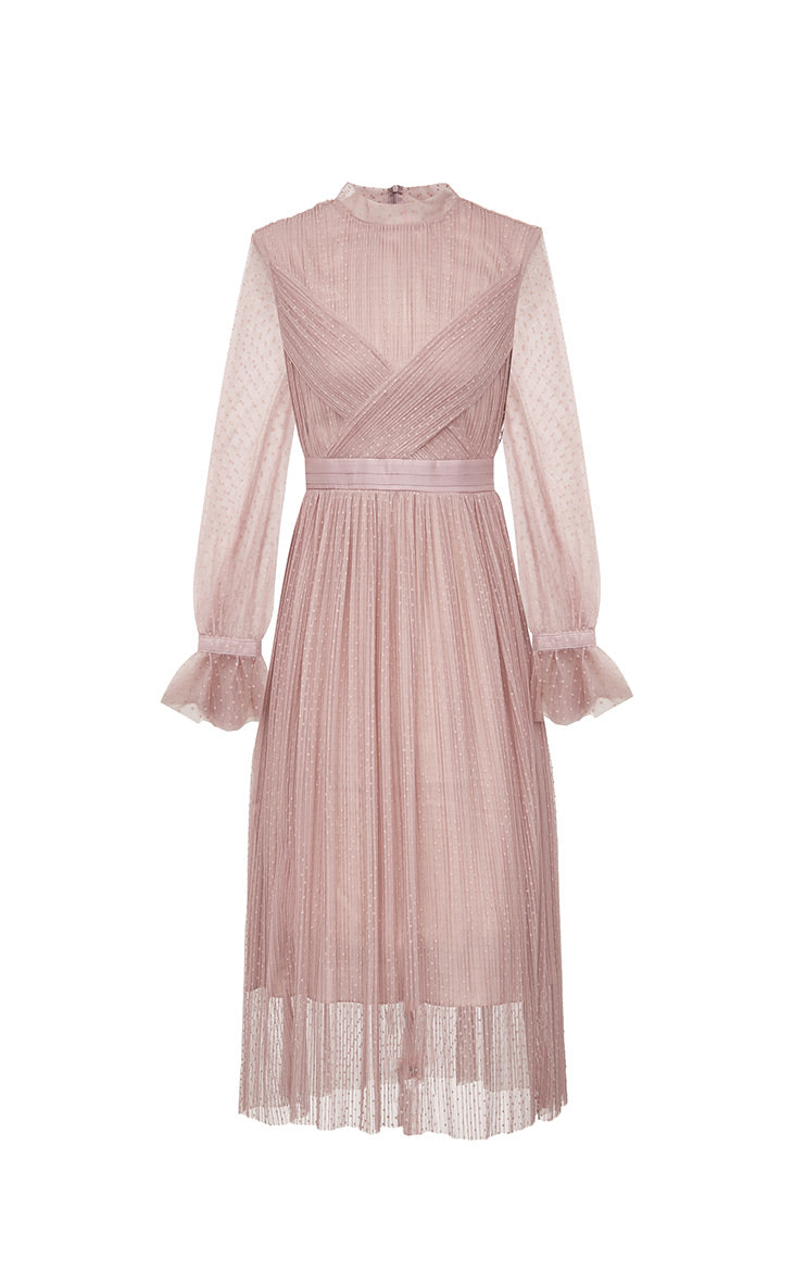 Vintage Laced See-through Party Dress