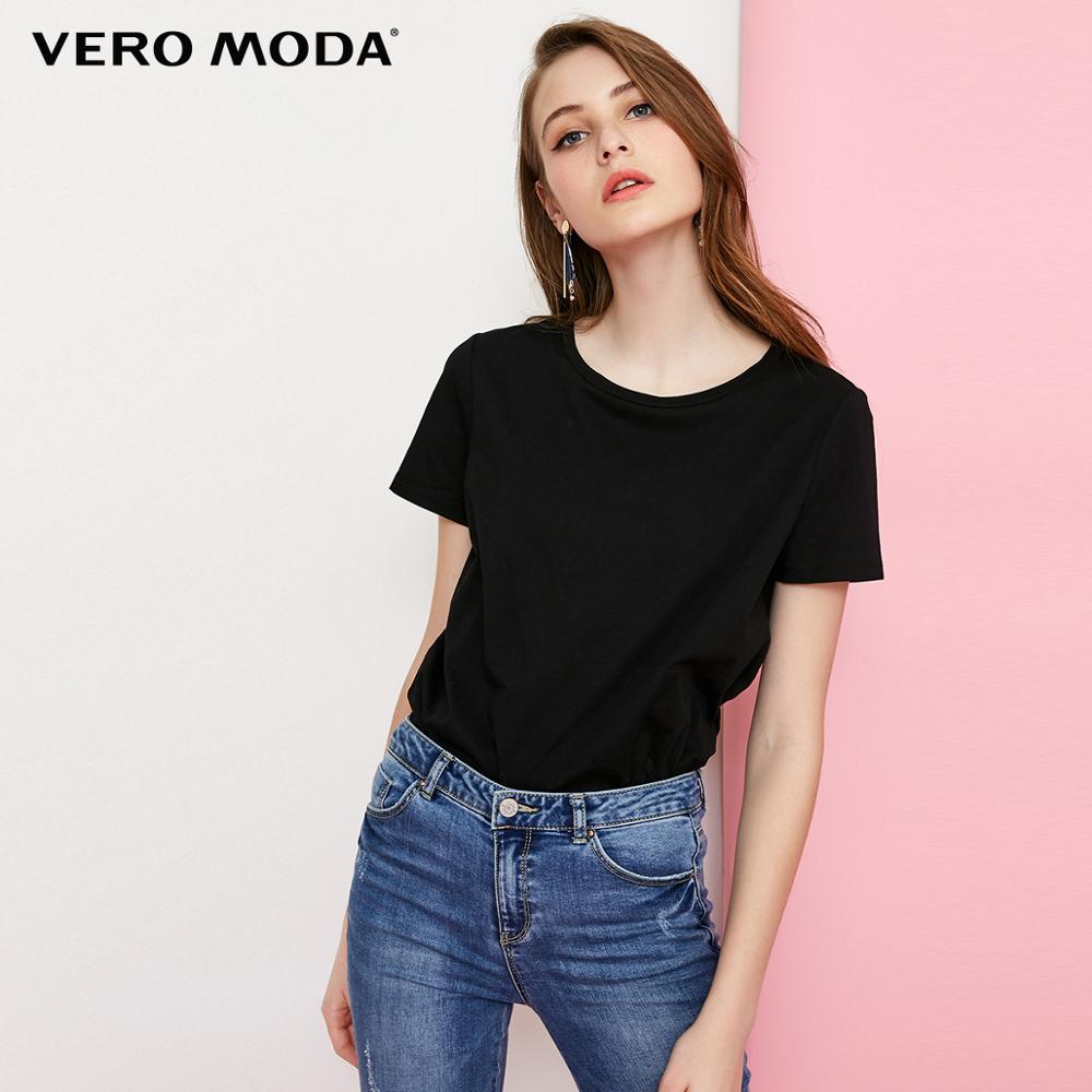 Crew Neck Multicolor Basic style Minimalist T-Shirt Top