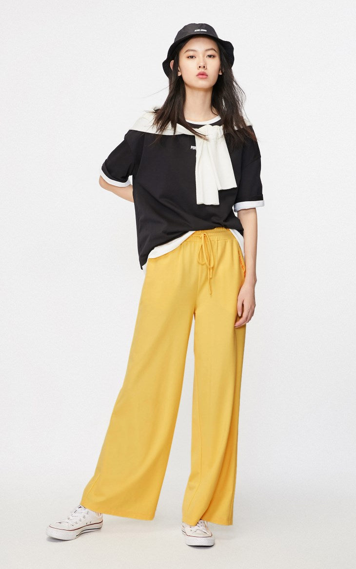 Loose Fit High-rise Wide-leg Pants
