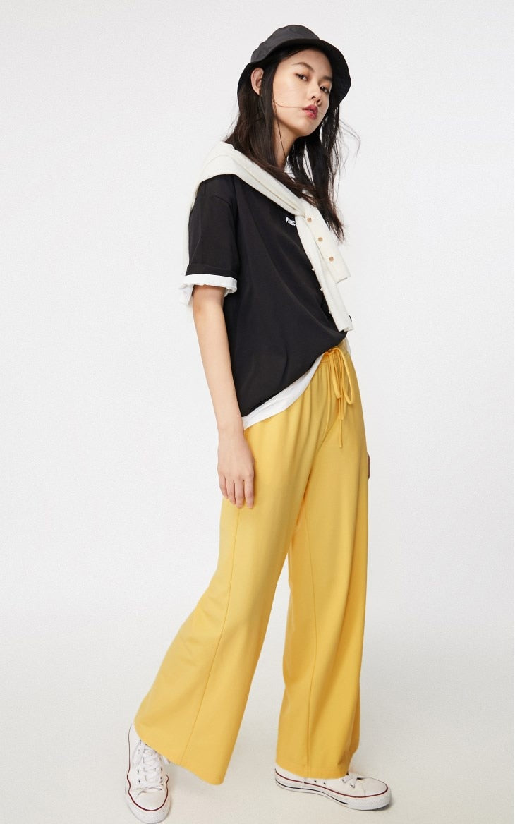 Loose Fit High-rise Wide-leg Pants
