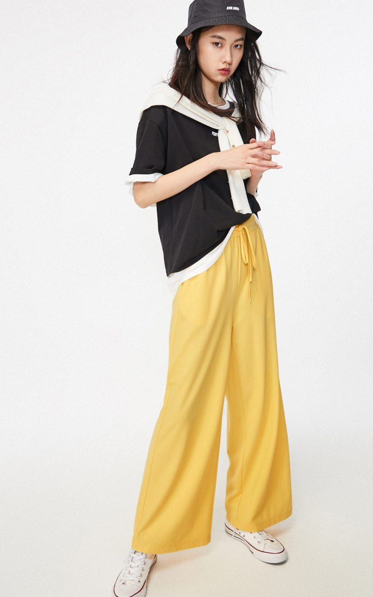 Loose Fit High-rise Wide-leg Pants