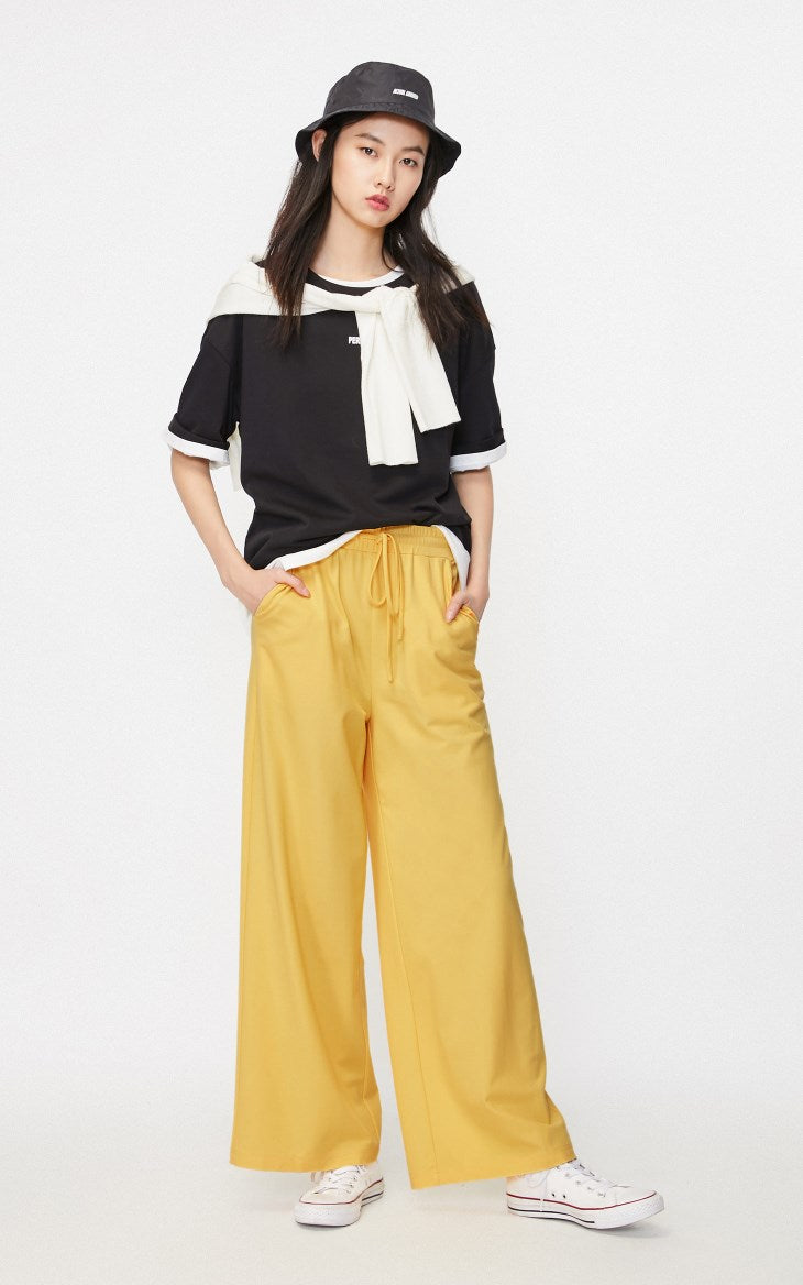 Loose Fit High-rise Wide-leg Pants