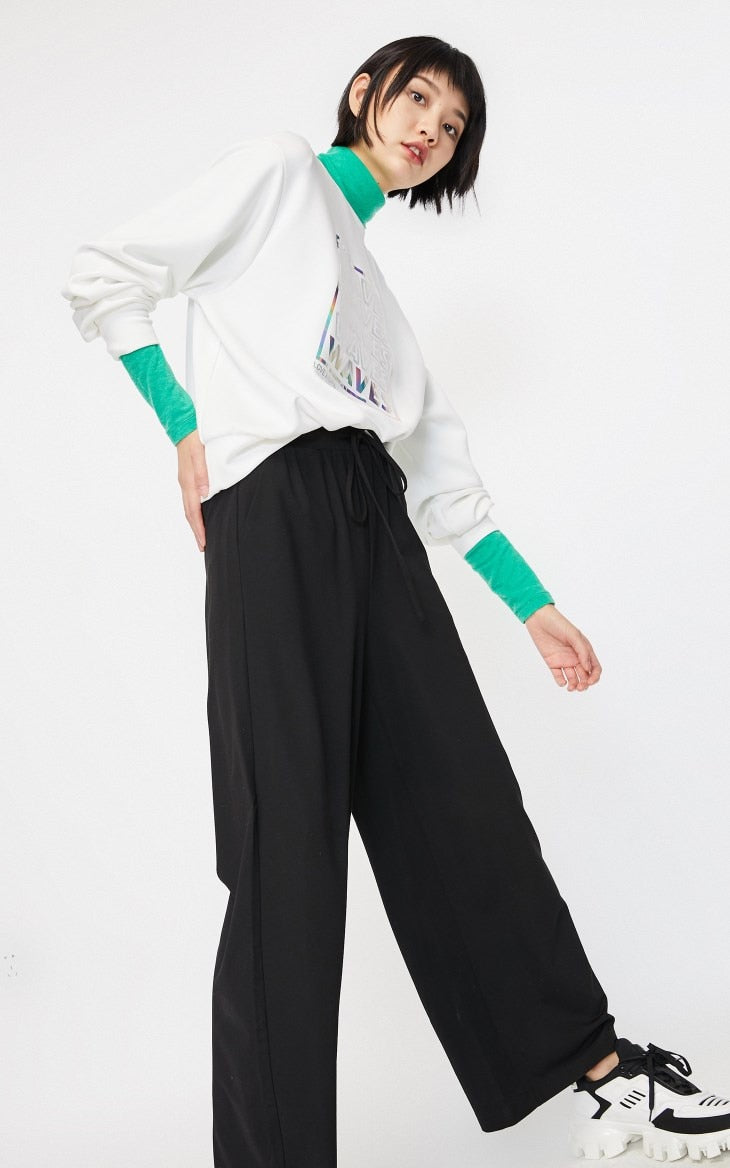 Loose Fit High-rise Wide-leg Pants