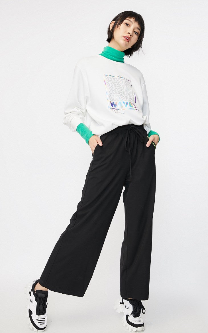 Loose Fit High-rise Wide-leg Pants