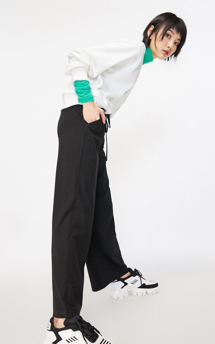 Loose Fit High-rise Wide-leg Pants