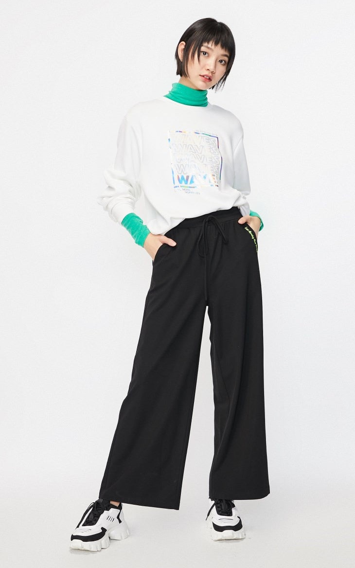 Loose Fit High-rise Wide-leg Pants