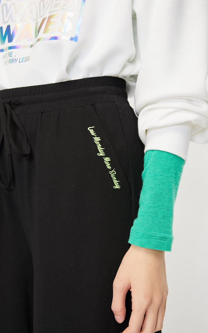 Loose Fit High-rise Wide-leg Pants