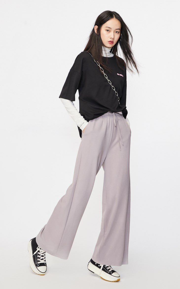 Loose Fit High-rise Wide-leg Pants