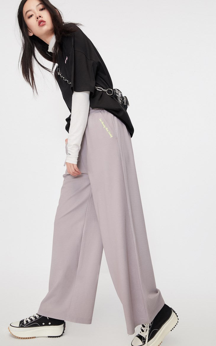 Loose Fit High-rise Wide-leg Pants