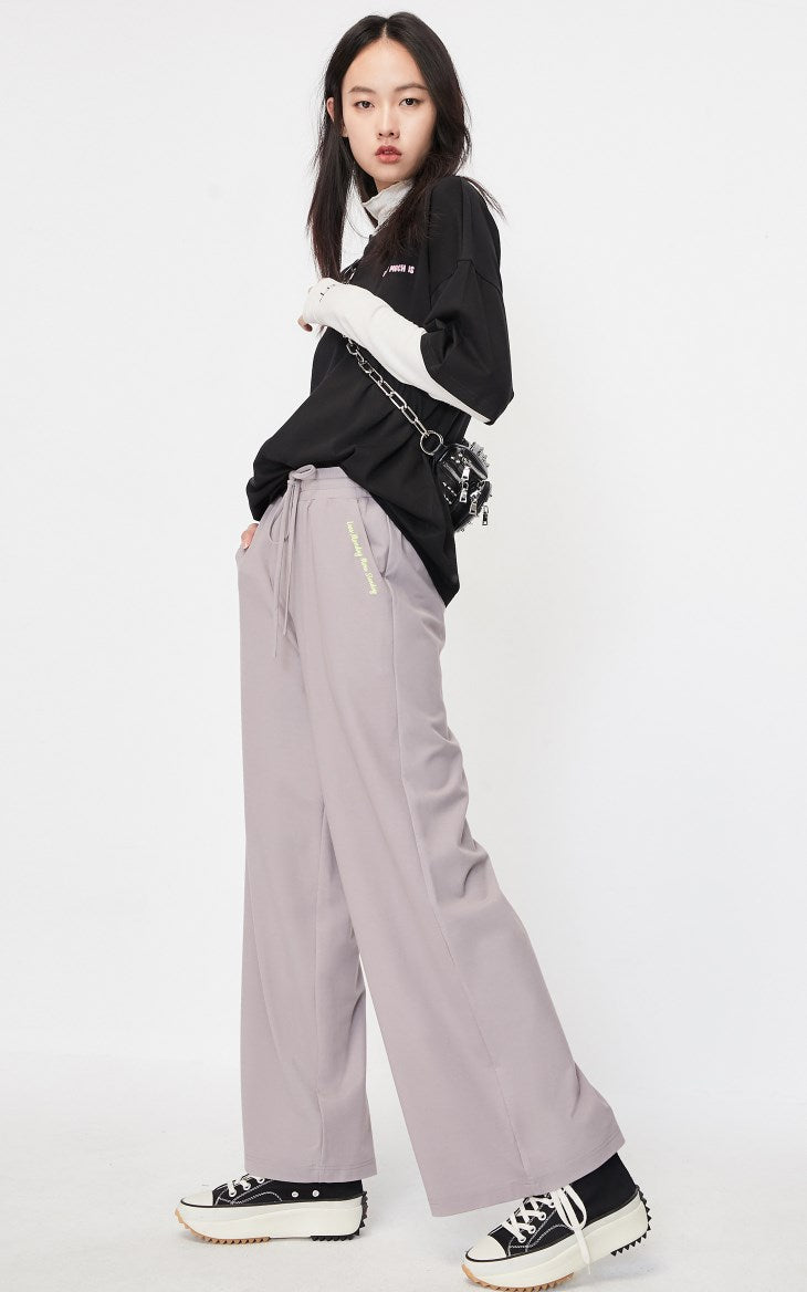 Loose Fit High-rise Wide-leg Pants