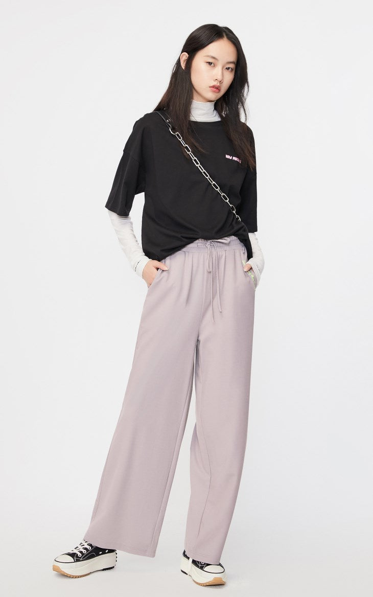 Loose Fit High-rise Wide-leg Pants